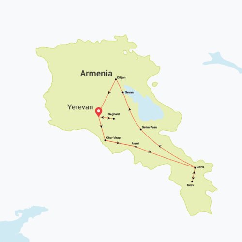 Classic Armenia Map