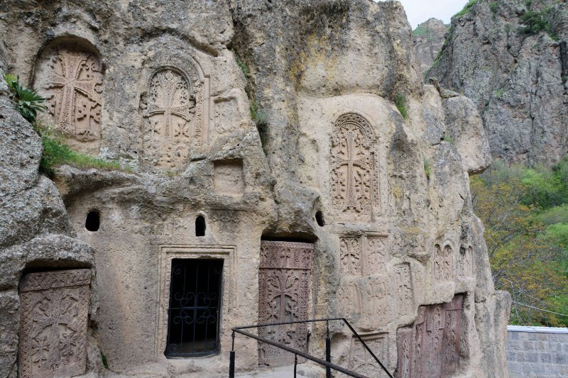 stone crosses of monastery