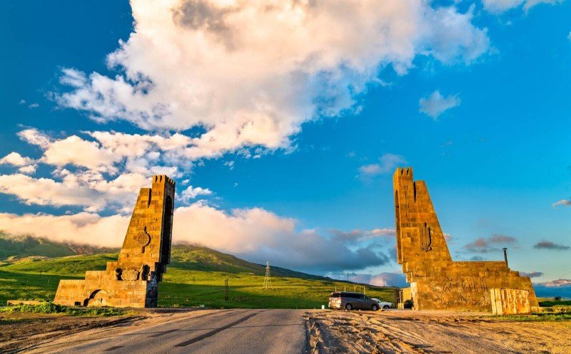 Goris city entrance