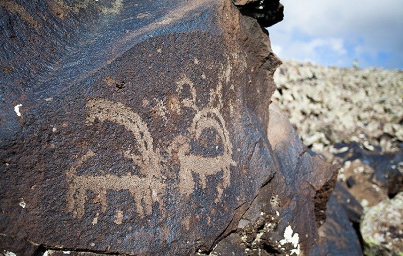 Petroglyphs in Armenia carvings