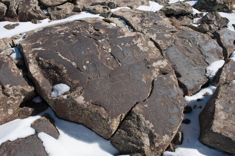 Ughtasar petroglyphs Armenia