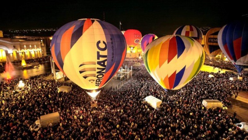 Yerevan Balloon Festival Night