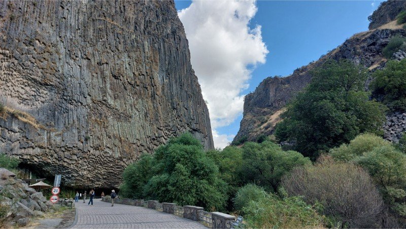 Symphony of Stones tourists Armenia