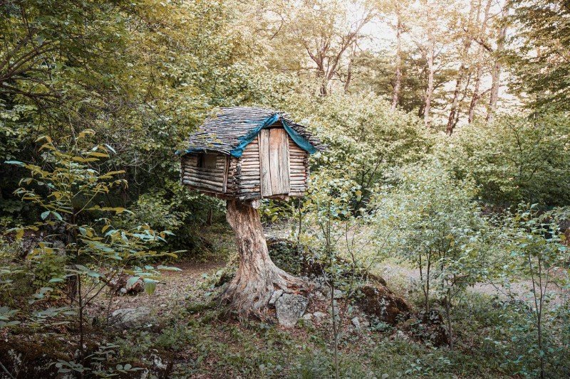 Lastiver wooden houses Armenia