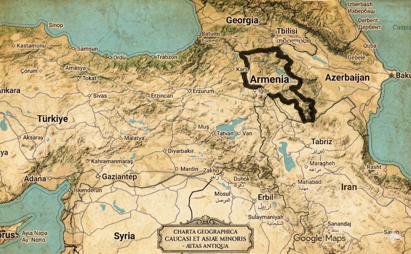 Armenia map