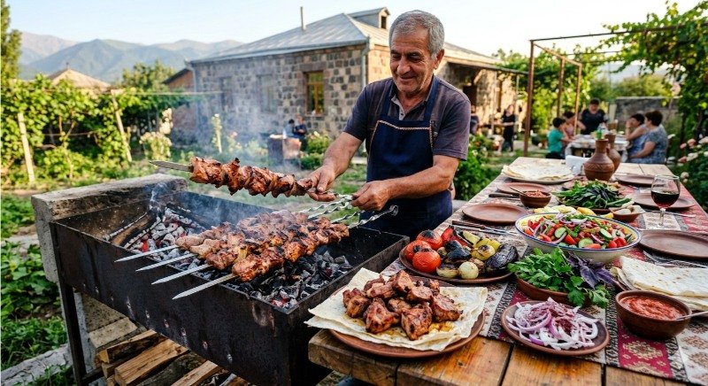 Armenian food tasting