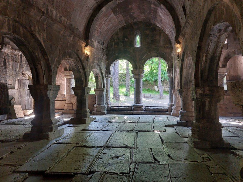 Floor ground of Gavit at Sanahin