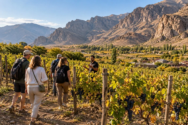 Traditional Armenian winemaking in Areni during Armenia cultural tours